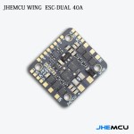Hot Sales JHEMCU WING ESC-DUAL 40A BLHELI_S 2in1 40A ESC Built-in 5V BEC Current Meter 20X20mm 2-6S LiPo for RC Twin Engine